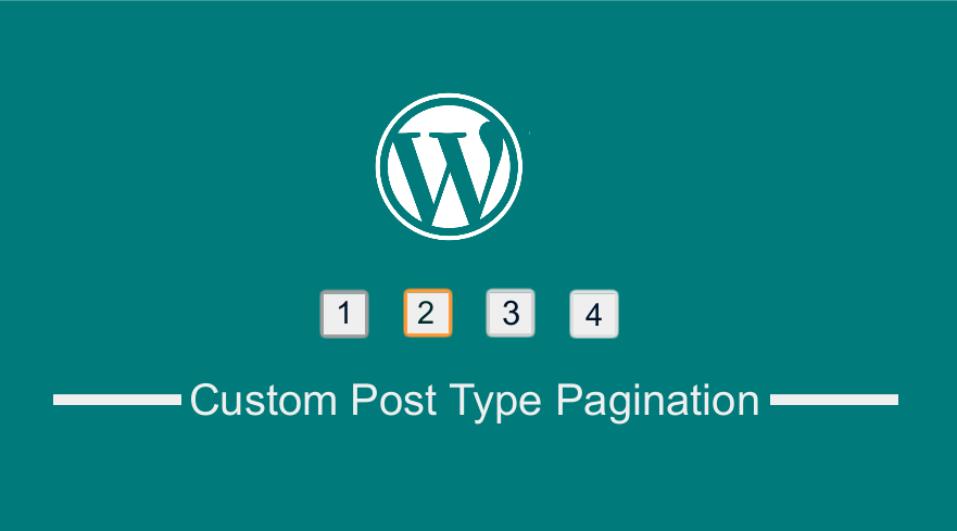 WordPress การแบ่งหน้าประเภทโพสต์ที่กำหนดเอง