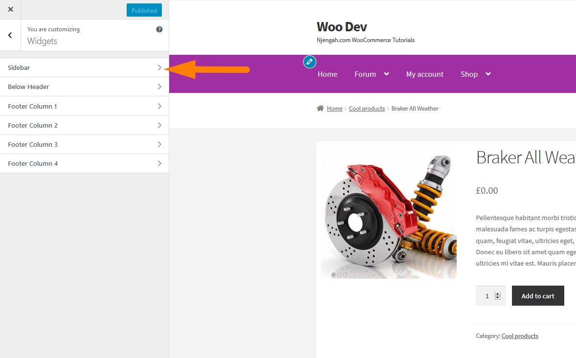 วิธีแก้ไขแถบด้านข้าง wordpress