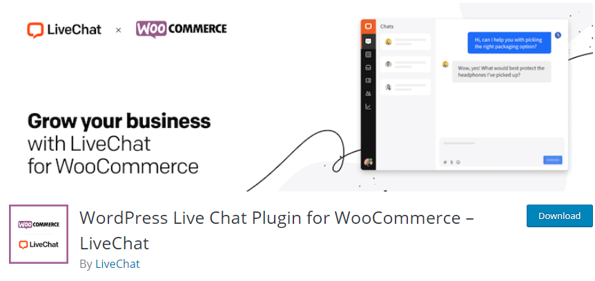 LiveChat WooCommerce 채팅 플러그인