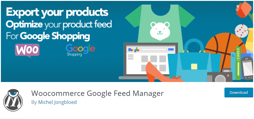 WooCommerce Google 피드 관리자