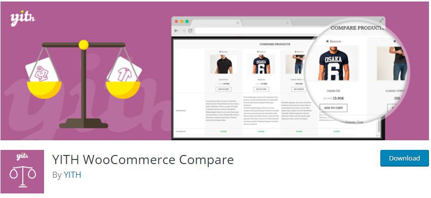 YITH WooCommerce 비교
