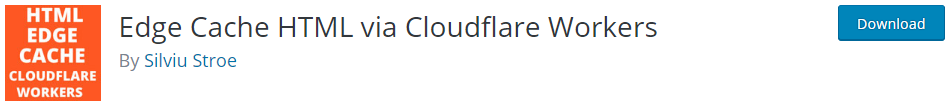 Cloudflare 작업자를 통한 Edge 캐시 HTML