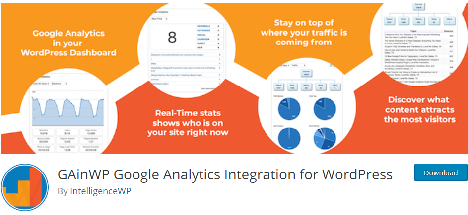 GAinWP Google Analytics Integration สำหรับ WordPress