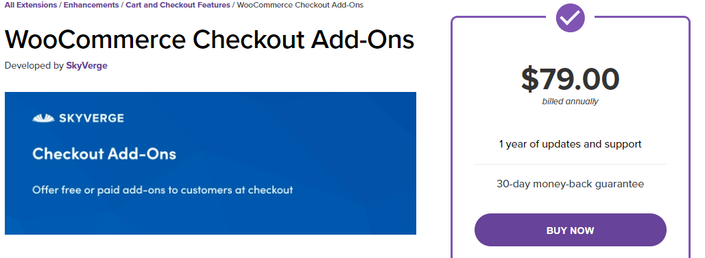 WooCommerce Checkout 추가 기능