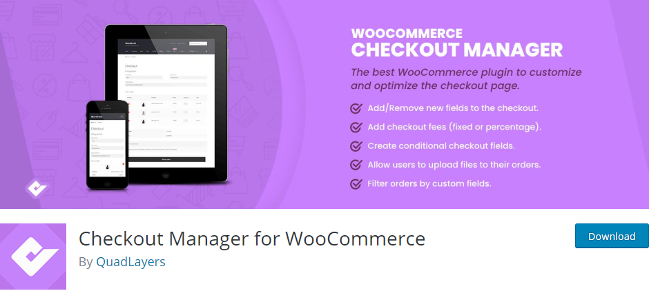 WooCommerce 체크아웃 관리자
