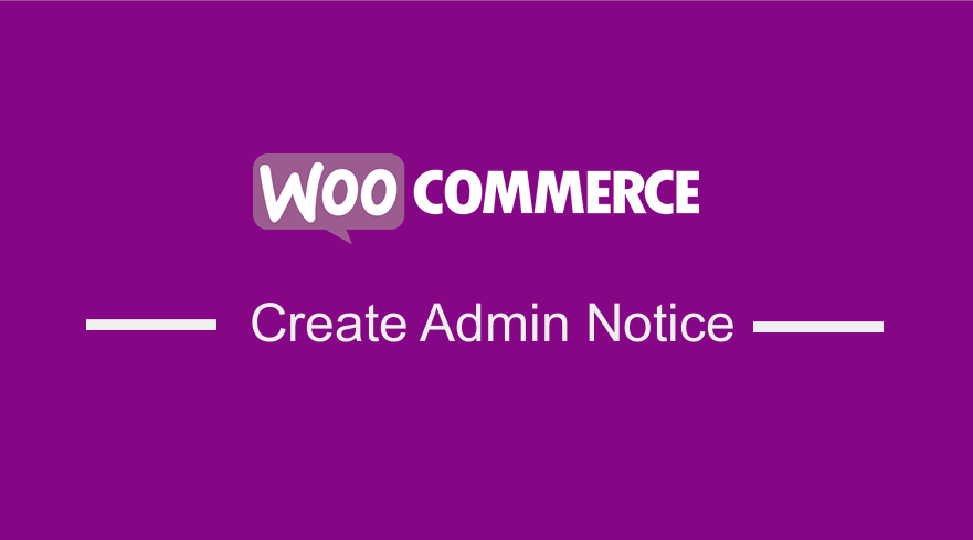 WooCommerce管理者通知を作成する