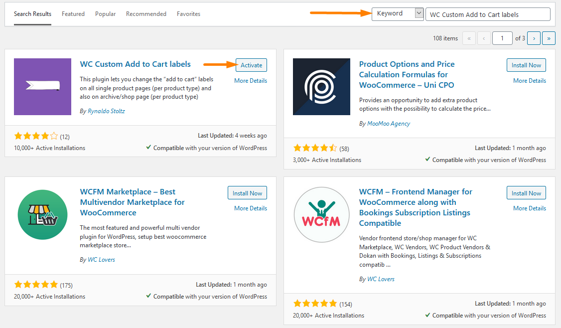 ดาวน์โหลดปลั๊กอินโดยตรงจากพื้นที่ผู้ดูแลระบบ WordPress