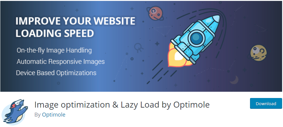 การเพิ่มประสิทธิภาพรูปภาพ & Lazy Load โดย Optimole