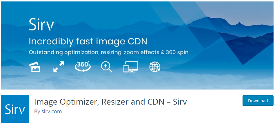 Image Optimizer, Resizer และ CDN – Sirv