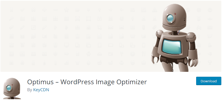 Optimus – เครื่องมือเพิ่มประสิทธิภาพรูปภาพ WordPress