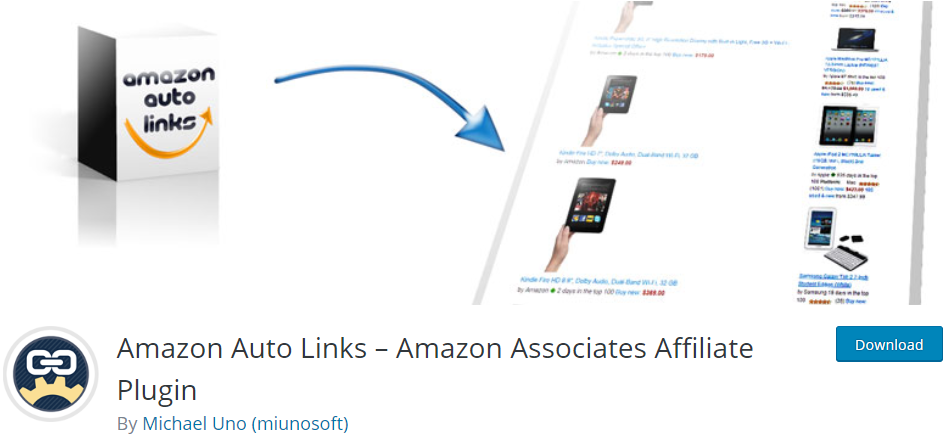 Amazon Auto Links – wtyczka partnerska Amazon Associates