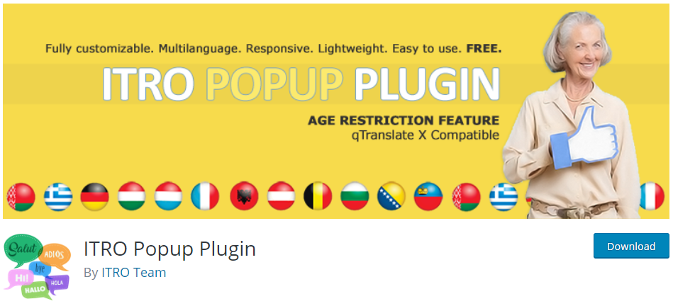 Wtyczka ITRO WordPress Popup