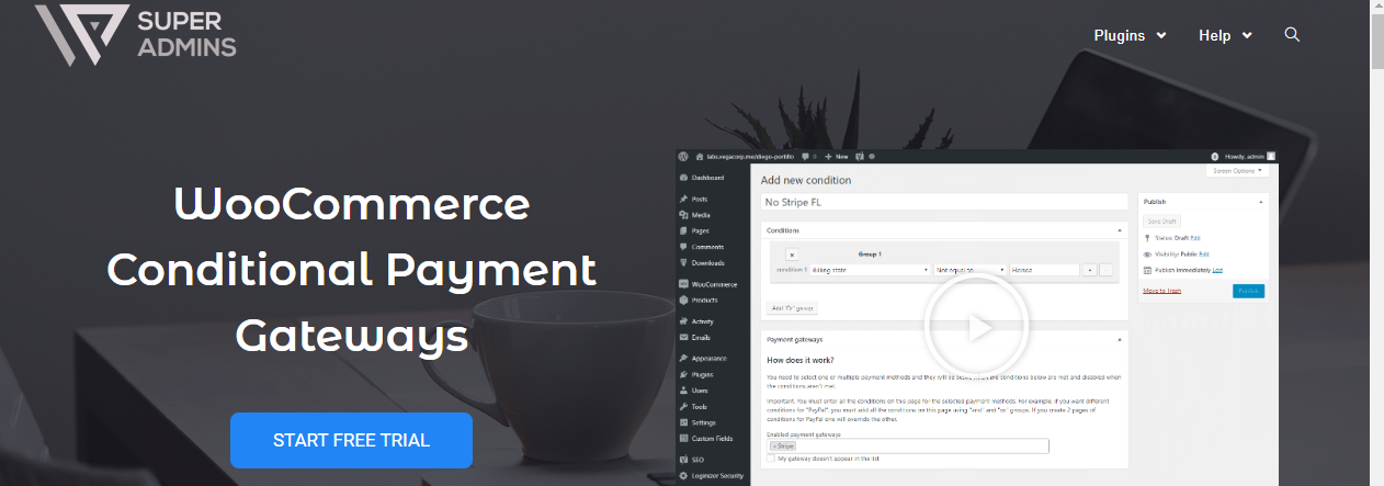 البرنامج المساعد للدفع المشروط WooCommerce