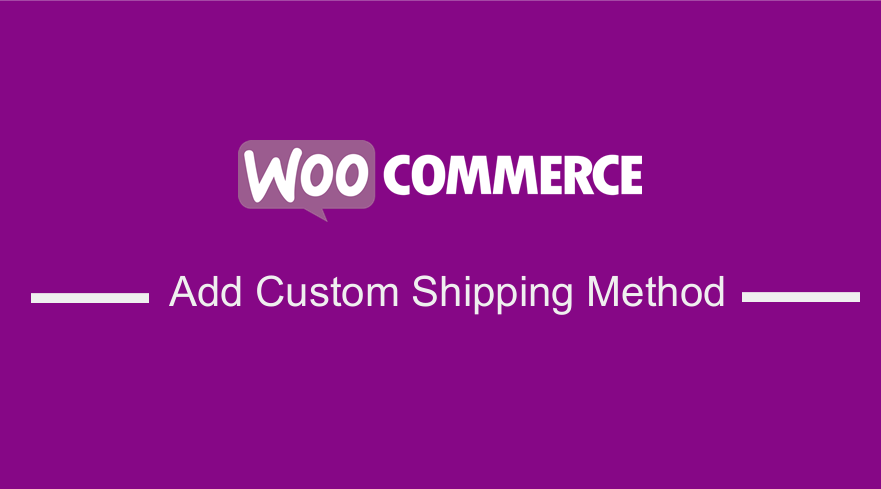 WooCommerce Добавить пользовательский способ доставки