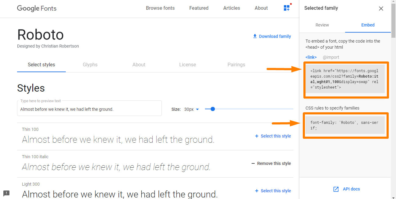 font robot