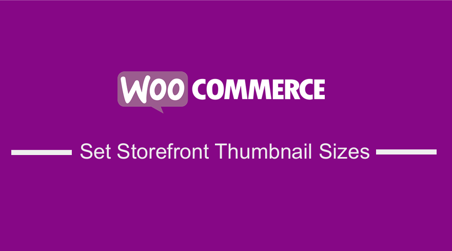 Setel Ukuran Gambar Mini Toko WooCommerce