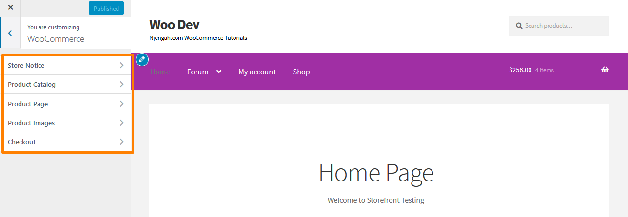 dostosuj WooCommerce