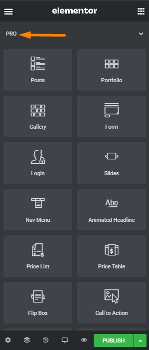 Profesyonel Widget'lar