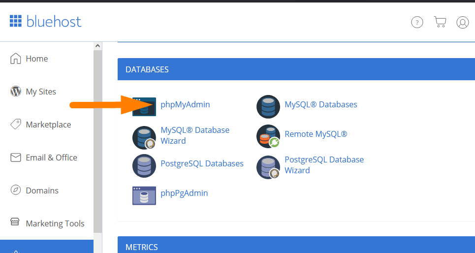 Erstellen einer WordPress-Datenbanksicherung mit Phpmyadmin