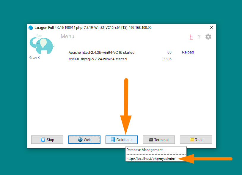 WordPress Database Connect mit PHPMyAdmin -0