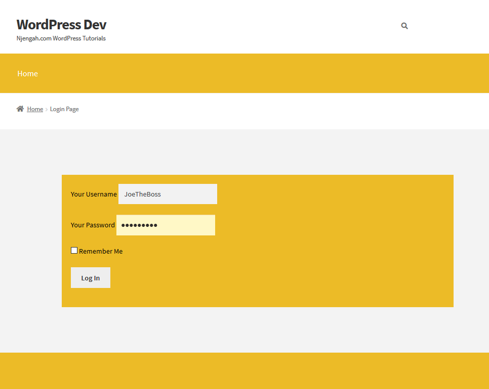 So erstellen Sie eine WordPress-Anmeldeseitenvorlage