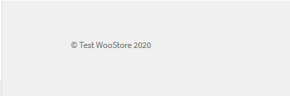 Удалить ссылку на тему Storefront из нижнего колонтитула