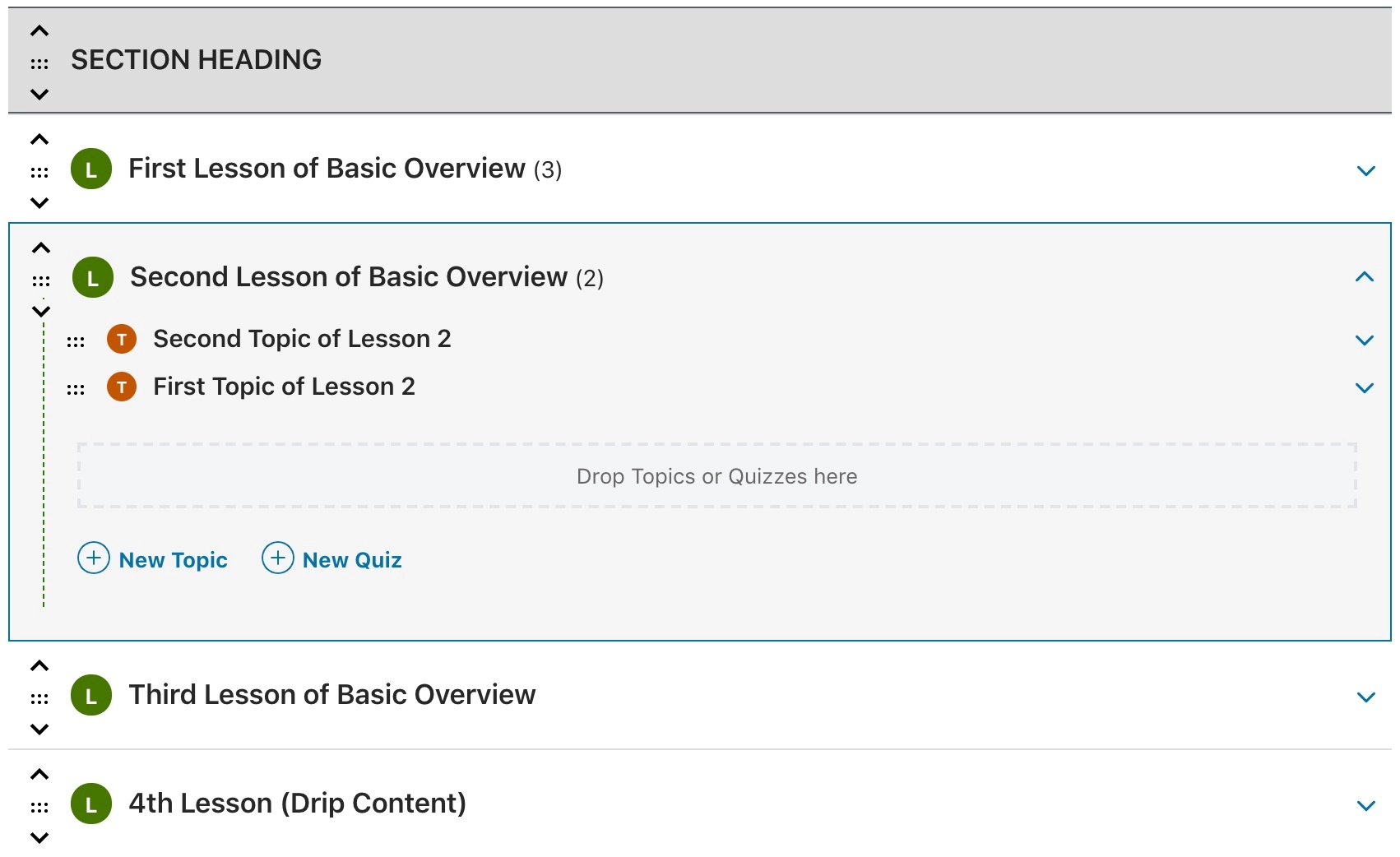 Configuration du créateur de cours LearnDash