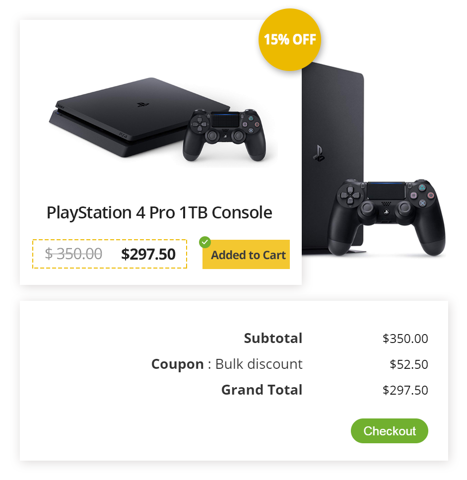 قواعد الخصم woocommerce