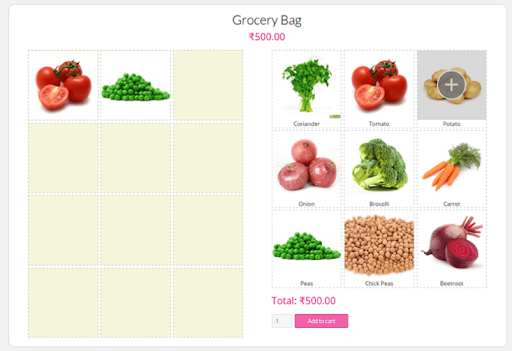 prodotti in bundle woocommerce parzialmente riempiti