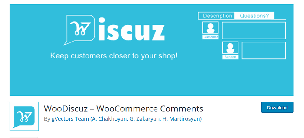 Complemento de comentarios de WooDiscuz