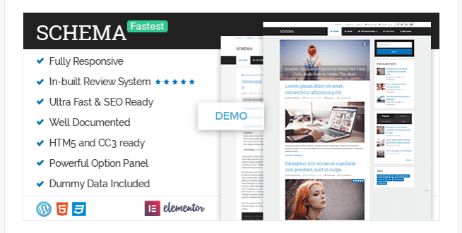 Tema Mana yang Paling Cocok Dengan Elementor (10+ Tema Elementor Populer) 16 Scema theme for Elemenor