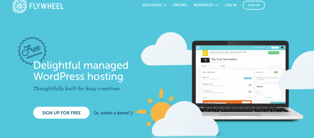 Paket Hosting Terbaik untuk Situs Elementor - Hal yang Harus Anda Peduli 11 Flywheel WordPress