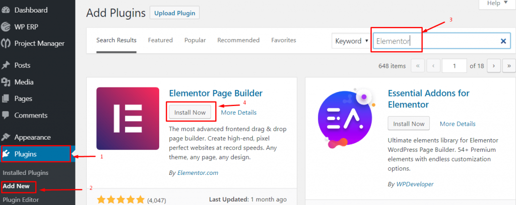 Cómo crear un encabezado adhesivo impresionante usando Elementor (Tutorial de Elementor) 3 Elementor tutorial