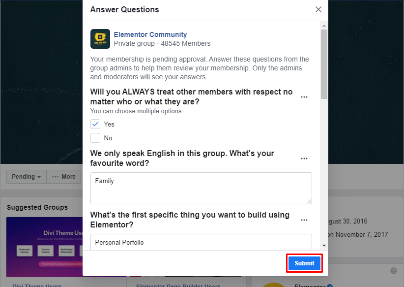 Komunitas Elementor: Mengapa Anda Harus Bergabung dan Bagaimana Cara Terlibat 4 elementor-community-facebook-group