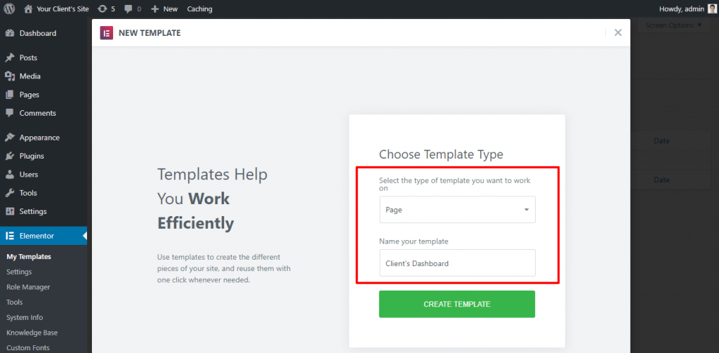 Elementor5でカスタムWordPressダッシュボードを作成する Custom-WordPress-Dashboard