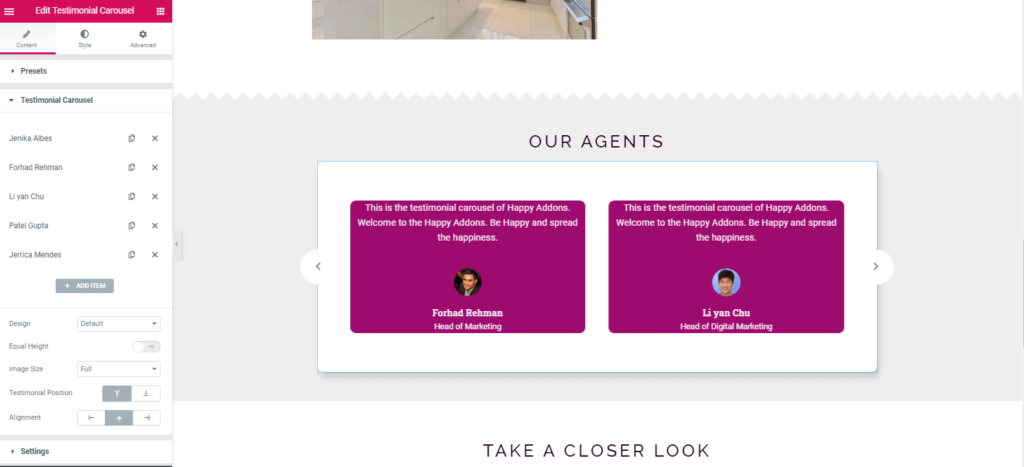Costruisci un sito Web professionale con Elementor e componenti aggiuntivi Happy 12 Landing page builder