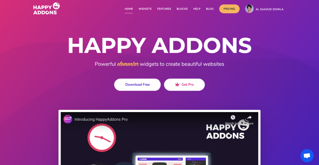 Una breve panoramica delle funzionalità di HappyAddons (gratuite e Pro) 1 Happy Addons