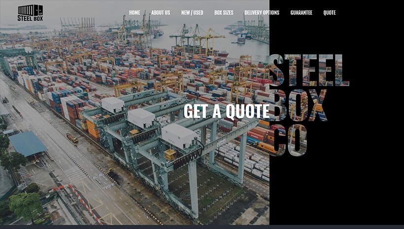 I 10 migliori siti realizzati con Elementor Page Builder 4 Steel Box Co