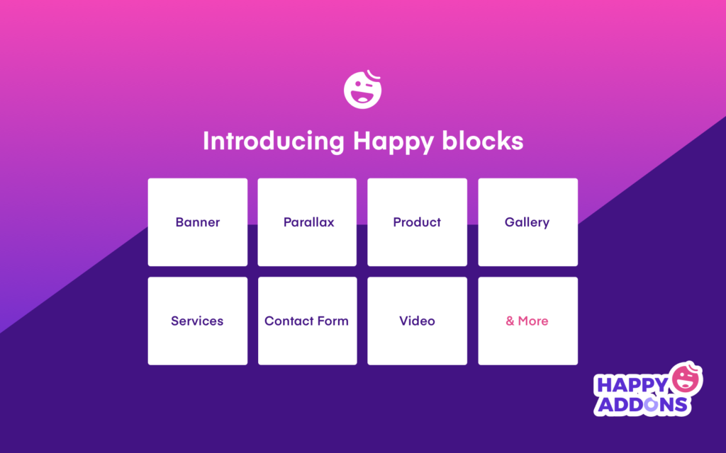 あなたが見るべきトップの無料&プレミアムElementorテンプレート16 Introducing Happy blocks