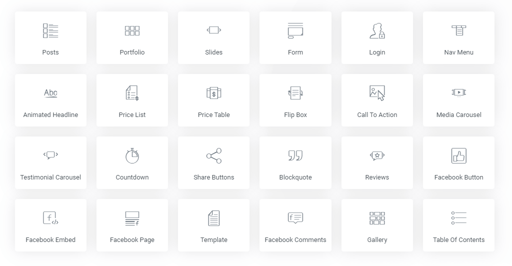 Elementor:最初からの究極の物語6 Elementor Pro elements