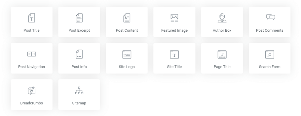 Elementor:最初からの究極の物語7 Elementor Themes features
