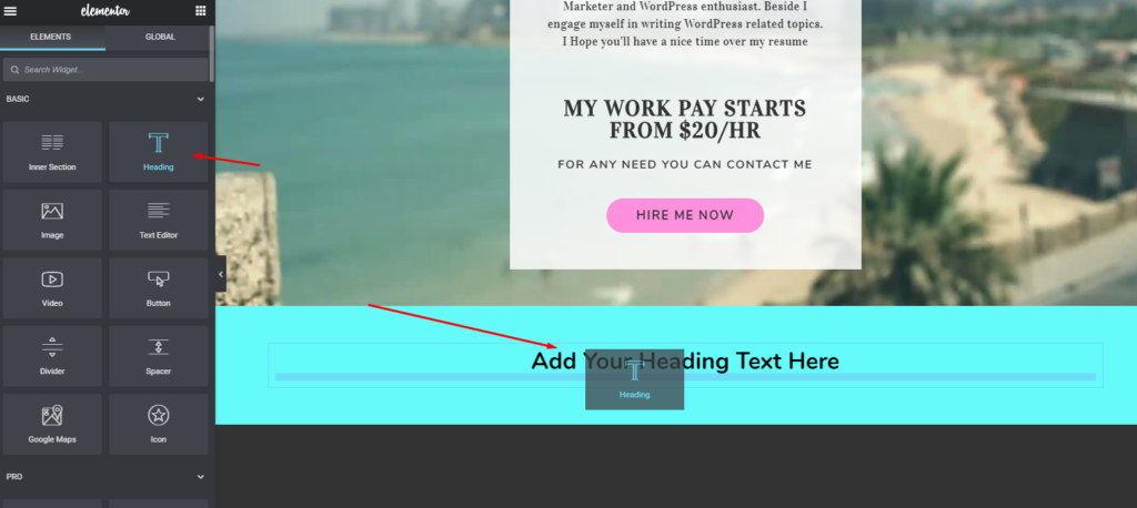 Cómo crear un sitio web de cartera en WordPress con Elementor 9 About me