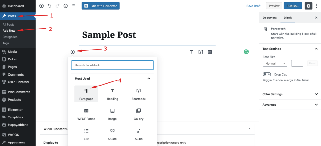 WordPress Gutenbergエディター:初心者向けの究極のユーザーガイド2 How do I enble Gutenberg blocks?