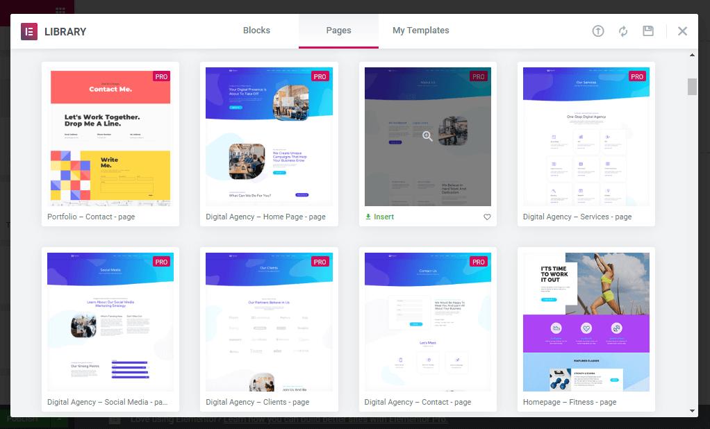 Cum să creezi un site web de curs online în WordPress utilizând Elementor (tutorial și ghid de planificare prealabilă) 4 Pre-made Elementor pages