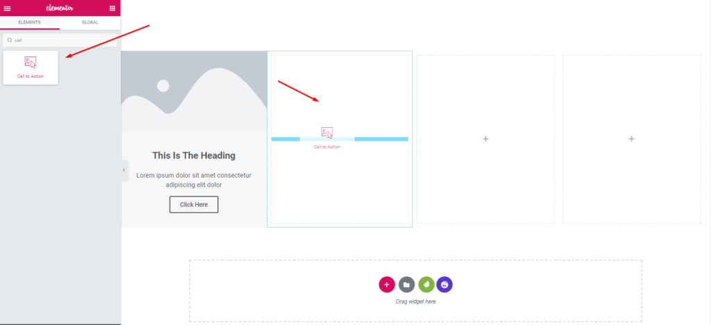 Cómo crear un sitio web de viajes con WordPress y Elementor en menos de una hora 27 Call To Action widget of Elementor