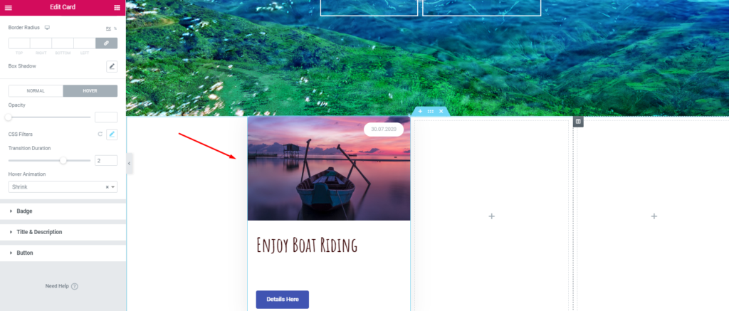 Cómo crear un sitio web de viajes con WordPress y Elementor en menos de una hora 19 Design a travel website