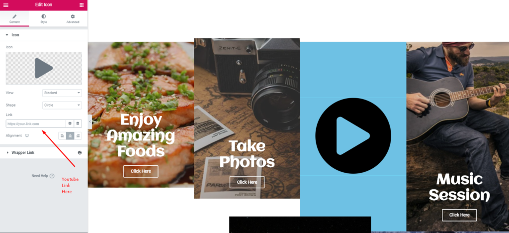 Cómo crear un sitio web de viajes con WordPress y Elementor en menos de una hora 32 How to use Elementor Icon
