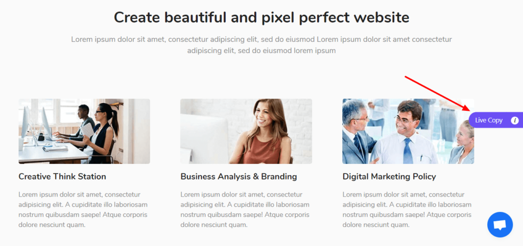 Template Desain Situs Web Paling Berguna: Bentuk Ide Anda dalam Menit 13 Our service block