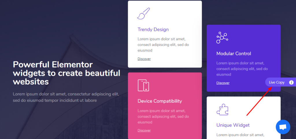 Template Desain Situs Web Paling Berguna: Bentuk Ide Anda dalam Menit 10 Block Features HappyAddons 1