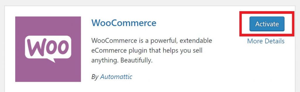 Cum să construiți un site de comerț electronic cu Elementor și WooCommerce (un ghid de pornire rapidă) 4 WooCommerce tutorial- Activate WooCommerce plugin